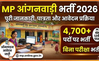 MP Anganwadi Bharti 2026